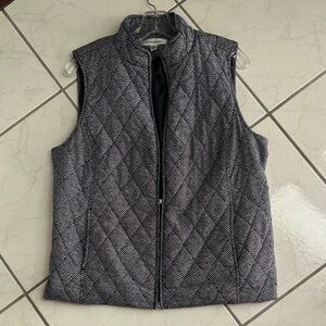 Croft & Barrow Black & White Vest